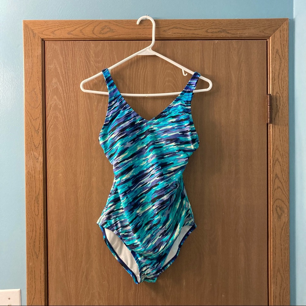 Speedo Women’s Blue One Piece Size 8 Swimsuit
